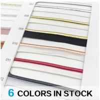 Cordon métallique fantaisie Zimex 10 mm, 100 % polyester, sangle de haute qualité pour vêtements et accessoires