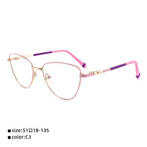 New Metal Teens Óculos Moda Design Optical Frame Alta Qualidade Revestimento Óptica Óculos - Product Image 3