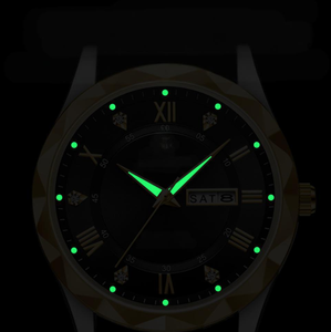 Nouvelle montre à quartz de style ceinture lumineuse étanche pour hommes - Product Image 4