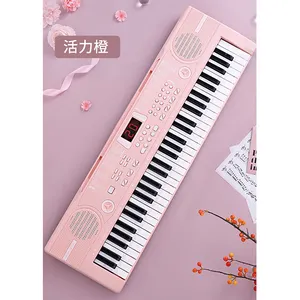 Tastiera d'organo elettronica a 61 tasti per bambini principianti amichevole sintetizzatore pianoforte giocattolo per appassionati di musica e amanti