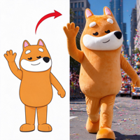 Costume de mascotte tigre en mousse personnalisé, durable et respirant, pour adulte, idéal pour les équipes sportives et les cérémonies d'ouverture