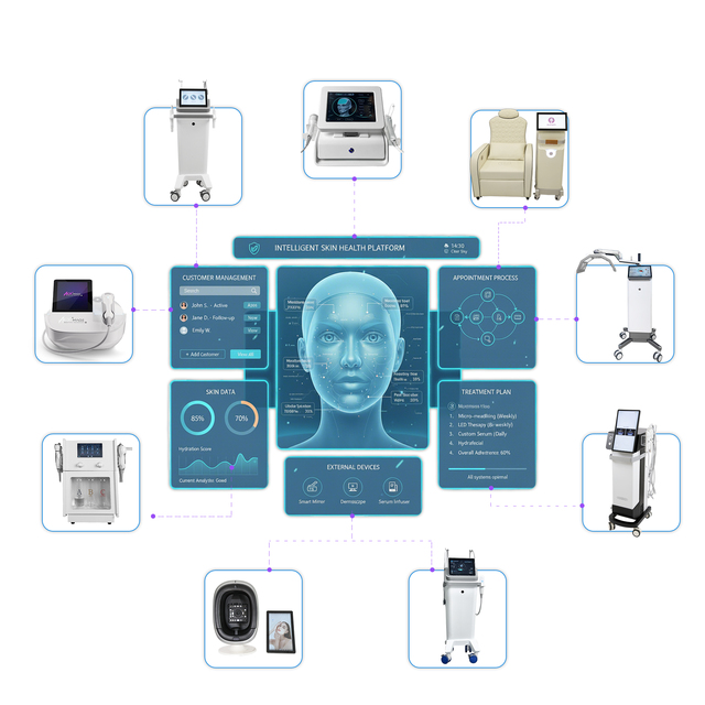 Next Generation Intelligent Anti-Aging Management System Cloud AI Facial Diagnosis Automated Treatment Recommendation Platform