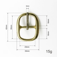 Boucle de ceinture en laiton sur mesure, vente en gros d'usine, pour accessoires de quincaillerie canine