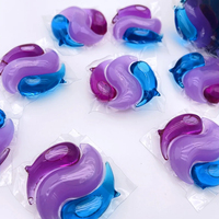 Nuevas cápsulas Detergente Cuentas de lavandería Detergente Jabón Aroma Naturaleza Detergente para ropa Vainas 5 en 1 Vainas de lavado