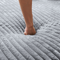 VOXHOME Envío Directo desde EE. UU. Sofá Cama Individual Nórdico de Terciopelo Corduroy sin Estructura, Comprimido al Vacío, para Sala de Estar de Apartamento y Lectura