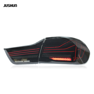 ไฟท้าย LED Jushun สำหรับรถ BMW ซีรีส์ 4 รุ่น F32 ปี 2013-2019 แบบเรียงลำดับ สีแดงดำ รุ่น 12V - Product Image 2