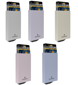 Porte-cartes de crédit fin en aluminium CardHoda, design minimaliste de 4 pouces pour cartes d'affaires et bancaires - Product Image 6