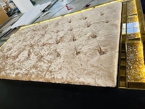 Morden giường phòng đồ nội thất Bộ Vải đầu giường đồ nội thất nhà phòng ngủ hiện đại GIƯỜNG GỖ Tiêu chuẩn đóng gói vua và nữ hoàng Kích thước - Product Image 4