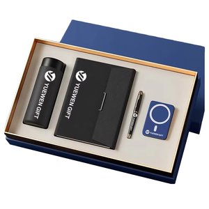 Set Regalo Aziendale di Lusso Personalizzato 4 in 1: Tazza, Altoparlante, Power Bank, Ombrello, Set da Ufficio per Uomini e Padri - Product Image 1