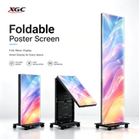 Pantalla LED Vertical para Publicidad, Tótem Digital de Alta Luminosidad para Sistema de Colas en Bancos