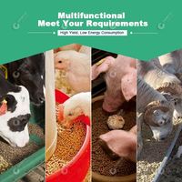 Coût d'un projet d'usine d'aliments pour bétail GEMCO de haute capacité 1t/h en Inde