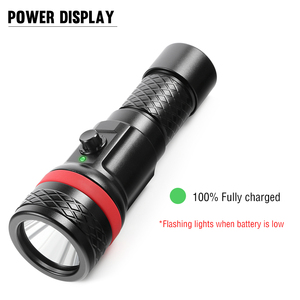 <span class=keywords><strong>Linterna</strong></span> <span class=keywords><strong>Sumergible</strong></span> Asafee D26 con Interruptor de Presión, IP68 a Prueba de Agua, <span class=keywords><strong>Linterna</strong></span> de <span class=keywords><strong>Buceo</strong></span> Profesional, Alcance de Haz de 300-400M - Product Image 5