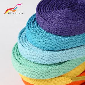 Durevole Piatto Singolo Strato di Poliestere Colorato Lacci Delle Scarpe per la Festa con la Plastica Trasparente Punta - Product Image 5