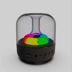 Mini Altavoz Inalámbrico F7 con Luz LED, Cristal Transparente, <span class=keywords><strong>Sonido</strong></span> Envolvente 3D <span class=keywords><strong>para</strong></span> Automóvil, con Micrófono Integrado - Product Image 6
