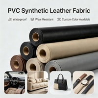 Tissu en similicuir PVC écologique avec des propriétés extensibles et imperméables pour sièges de voiture, canapés, sacs, revêtements intérieurs