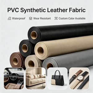 <span class=keywords><strong>Tela</strong></span> de Cuero Sintético de PVC Ecológica con Características Elásticas e Impermeables para Asientos de <span class=keywords><strong>Coche</strong></span>, Sofás, Bolsos y Tapicería Interior - Product Image 1