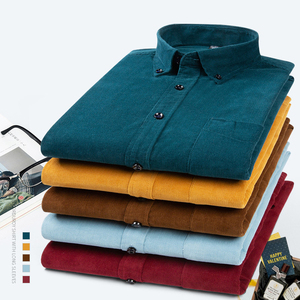 <span class=keywords><strong>Chemise</strong></span> <span class=keywords><strong>Homme</strong></span> Grande <span class=keywords><strong>Taille</strong></span> Personnalisée en Coton 100%, Couleur Unie Vintage, Haute Qualité, Faible MOQ OEM - MT2044 - Product Image 2