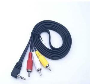 Cable coaxial chapado en oro, 1,5 m, 3,5mm <span class=keywords><strong>a</strong></span> 3 rca, macho <span class=keywords><strong>a</strong></span> macho, <span class=keywords><strong>audio</strong></span> y vídeo, hdtv tv av - Product Image 6