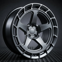 Jantes en aluminium forgé GW 19 20" 5x112 5x114.3 Gris Stealth Design Turbofan pour Tesla Model 3 Y BMW M3 M4 Mustang GT
