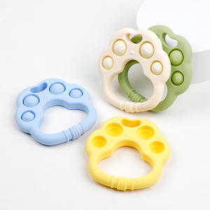 Jouet <span class=keywords><strong>de</strong></span> <span class=keywords><strong>dentition</strong></span> en silicone <span class=keywords><strong>de</strong></span> qualité alimentaire pour bébé, jouet <span class=keywords><strong>de</strong></span> <span class=keywords><strong>dentition</strong></span> en forme d'animal <span class=keywords><strong>de</strong></span> dessin animé, jouet sensoriel pour bébé, jouet <span class=keywords><strong>de</strong></span> <span class=keywords><strong>dentition</strong></span> pour bébé <span class=keywords><strong>de</strong></span> 0 à 12 mois - Product Image 1