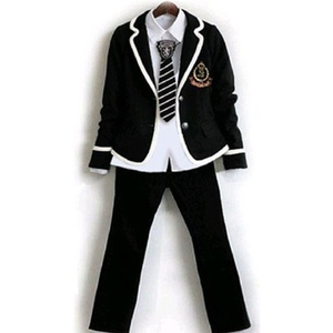 Uniformes Escolares de Moda al por Mayor para Niños y Niñas, Camisa Blanca y Pantalones - Product Image 3