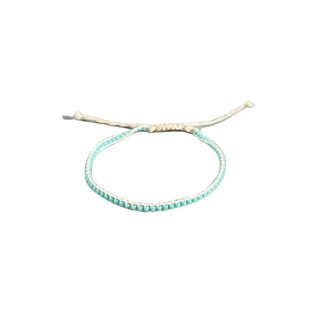 Bracelet d'empilage réglable pour adolescent, gourmette minimaliste, avec petites perles de style boho/pour tous les jours