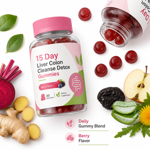 High Quality 15-Day <b>Liver</b> Colon Cleanse <b>Detox</b> Gummies Supports Digestion and Immunity Not for Pregnant Women - Product Image 5