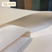 Tela de Malla Tejida de 3 Capas, 100% Poliéster, Colores Sólidos Personalizados, Transpirable, Impermeable, de Secado Rápido, Ecológica y Ligera