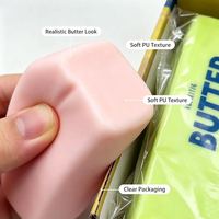 Mainan Squishy Bentuk Batang Mentega dari Busa PU Lembut yang Lambat Mengembang untuk Anak Perempuan & Laki-Laki - Pereda Stres Anti-Kecemasan Hadiah Pesta