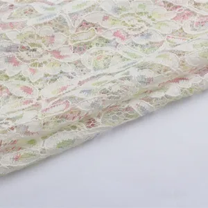 الصانع الجملة متعددة الألوان زهرة قماش مطرز بالدنتلة ل هوت كوتور