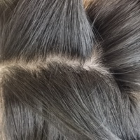 Toppers de base en soie à densité de lumière PST-24, fabricant de cheveux humains vierges européens Remy de couleur marron naturel