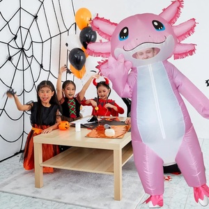 Costume d'Axolotl Deluxe pour Halloween, gonflable, rose, <span class=keywords><strong>salamandre</strong></span>, costume de lézard gonflable pour femmes et hommes adultes, cosplay, fête - Product Image 6