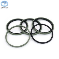 Joints personnalisés en PTFE, joints combinés pour cylindre hydraulique, piston en polytétrafluoroéthylène avec poudre de cuivre, solutions d'étanchéité avec joints toriques NBR