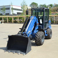 Prix d'usine standard CE Mini chariot télescopique 4WD Chargeur télescopique pour ferme et construction