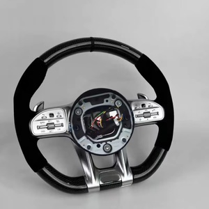Pour <span class=keywords><strong>Mercedes</strong></span> volant en Fiber de carbone forgé pour <span class=keywords><strong>Amg</strong></span> <span class=keywords><strong>a</strong></span> E S C classe C36 G63 <span class=keywords><strong>C43</strong></span> W202 W203 W204 W205 W206 W207 W166 W167 - Product Image 6