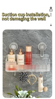 Support de rangement rotatif de luxe à ventouse, étagère de rangement pour salle de bain, boîte de rangement pour lingettes, fixation murale, sans perforation