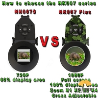Monocular con Visión Nocturna Megaorei NK007S con Cámaras de Grabación de Video 720P 1080P