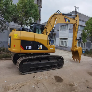 Excavatrice sur chenilles hydraulique CAT 313D d'occasion avec système hydraulique, faible coût d'entretien quotidien, idéale pour la reconstruction des terres agricoles - Product Image 1