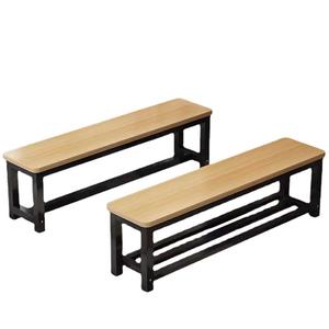 Chaise en <span class=keywords><strong>bois</strong></span> massif au style américain, avec repose-pieds, set pour chaussures - Product Image 5