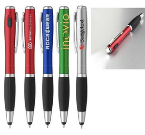 Bút Với Ánh Sáng LED Phổ Biến Biểu Tượng Tùy Chỉnh Quảng Cáo Khuyến Mại Màn Hình Cảm Ứng Bóng Bút <span class=keywords><strong>Torch</strong></span> Ánh Sáng Y Tế - Product Image 6