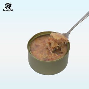 Alimento Enlatado Premium para Gatos, Alimento Húmedo para Gatos con Alto Contenido de Proteínas, Sabor Natural a Atún y Pollo, Alimento Saludable para Gatos, Proveedor Mayorista OEM ODM - Product Image 5