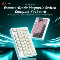 Clavier de jeu à une main Ajazz AK039, 39 touches, interrupteurs magnétiques, filaire - Portable pour ordinateur portable ou ordinateur de bureau