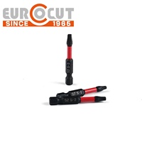 EUROCUT PH2 Impact Power S2 Tournevis Outils Noir Changement Rapide Tige Croix Bit Perceuse Tête Tournevis Bits
