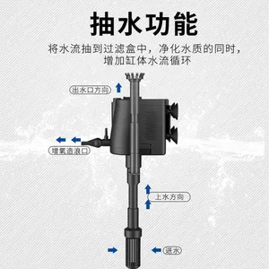Mayorista Jeneca <span class=keywords><strong>3</strong></span> En <span class=keywords><strong>1</strong></span> Multifuncional Acuario Power Head Acuario Filtro De Agua Y Bomba De Aire Con Procesador De Película De Aceite De La Bomba De La - Product Image 5