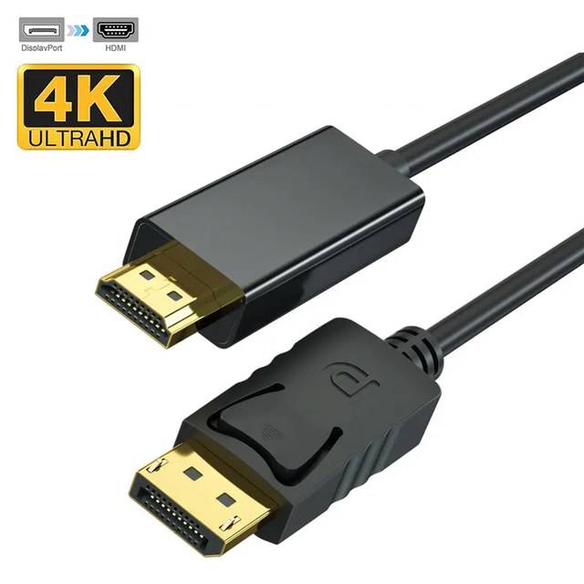 Displayport to HDMI Cable 4K 30HZ Display Port to HDMI Video Converter DP to HDMI Cable