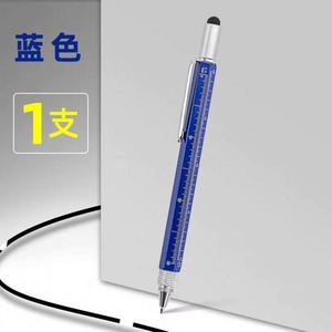 Stylos à bille multifonctionnels 6 en 1 avec logo personnalisé, couleur métallique, stylo d'ingénierie, échelle cm/pouces, fonction de niveau d'eau, USA Mairun Cool - Product Image 3
