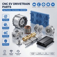 Aluminium poli miroir Ra0.4 6061, perçage et taraudage CNC pour la robotique, pièces métalliques CNC
