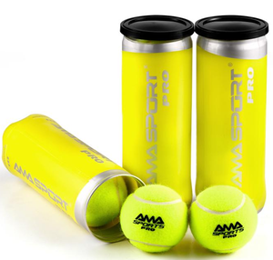 2025 AMA SPORT Individuell Gestaltbare Langlebige Padel-Tennisbälle aus Gewebtem Filz im 2er/3er/4er-Pack, Druckgefüllte Turnierbälle in Pink/Rot nach FIP-Standard - Product Image 2