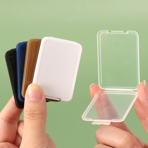 SUNSHING Lightweight Shatter Containers Clear <b>Memory</b> <b>Card</b> Cases Hinged Lid Slim <b>SD</b> <b>Card</b> Package Box for SDHC/SDXC CF TF XD XQD - Product Image 1