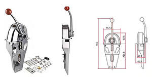 Заменить верхний подлодочный пульт дистанционного управления MT3 Seastar CH5310P/HP5330P лодочный рычаг переключения морской дроссельной заслонки - Product Image 5